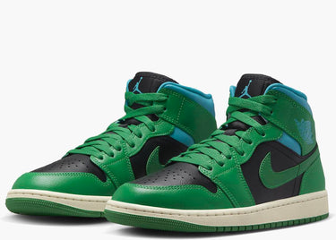 JORDAN 1 MID LUCKY GREEN AQUATONE (W)