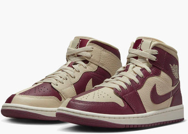 JORDAN 1 MID SE SPLIT BEACH CHERRYWOOD RED (W)