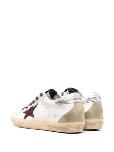 GOLDEN GOOSE SUPERSTAR GLITTER LEOPARD STRIPES