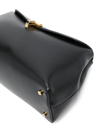 TOTEME Clutch T-Lock Nero Lucido
