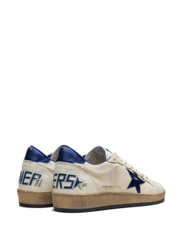 GOLDEN GOOSE BALLSTAR WHITE BLU