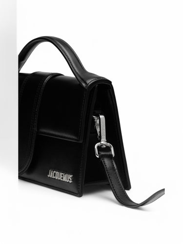 JACQUEMUS LE GRAND BAMBINO BLACK  SILVER