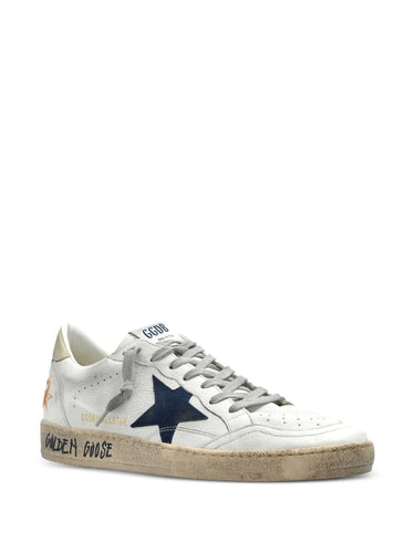 GOLDEN GOOSE SNEAKERS SUPERSTAR WHITE BLU