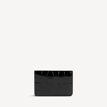 Balenciaga Portafoglio Coccodrillo Black