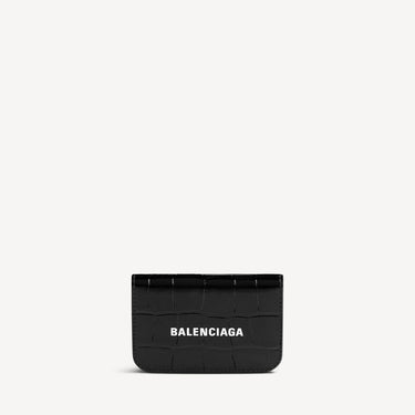 Balenciaga Portafoglio Coccodrillo Black