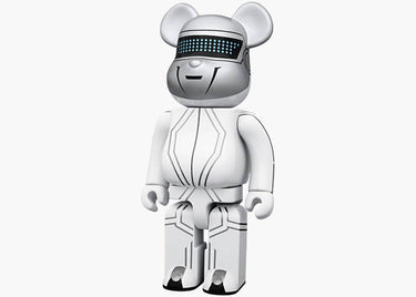 BEARBRICK DAFT PUNK TRON LEGACY VER. 2 PACK 400% SILVER