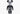 BEARBRICK X BAPE MICKEY MOUSE MONOTONE 1000%