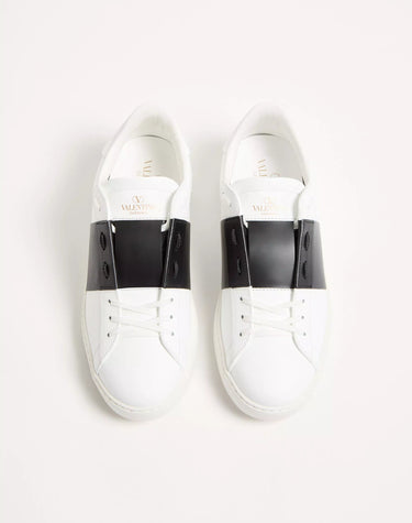 VALENTINO SNEAKER OPEN WHITE BLACK