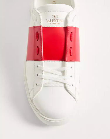 VALENTINO SNEAKER OPEN WHITE RED