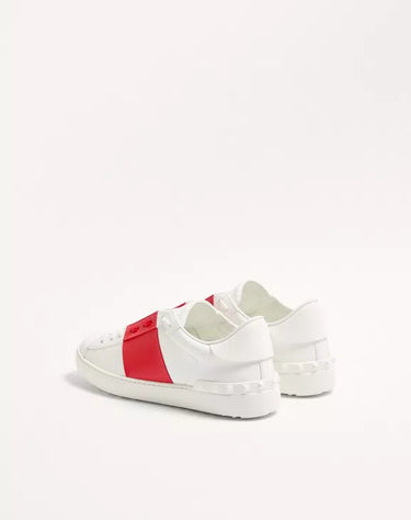 VALENTINO SNEAKER OPEN WHITE RED