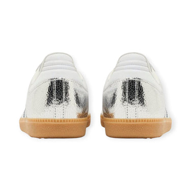 ADIDAS SAMBA OG SILVER METALLIC CRACKED LEATHER (W)