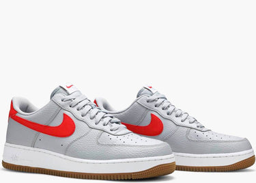 NIKE AIR FORCE 1 LOW '07 WOLF GREY UNIVERSITY RED