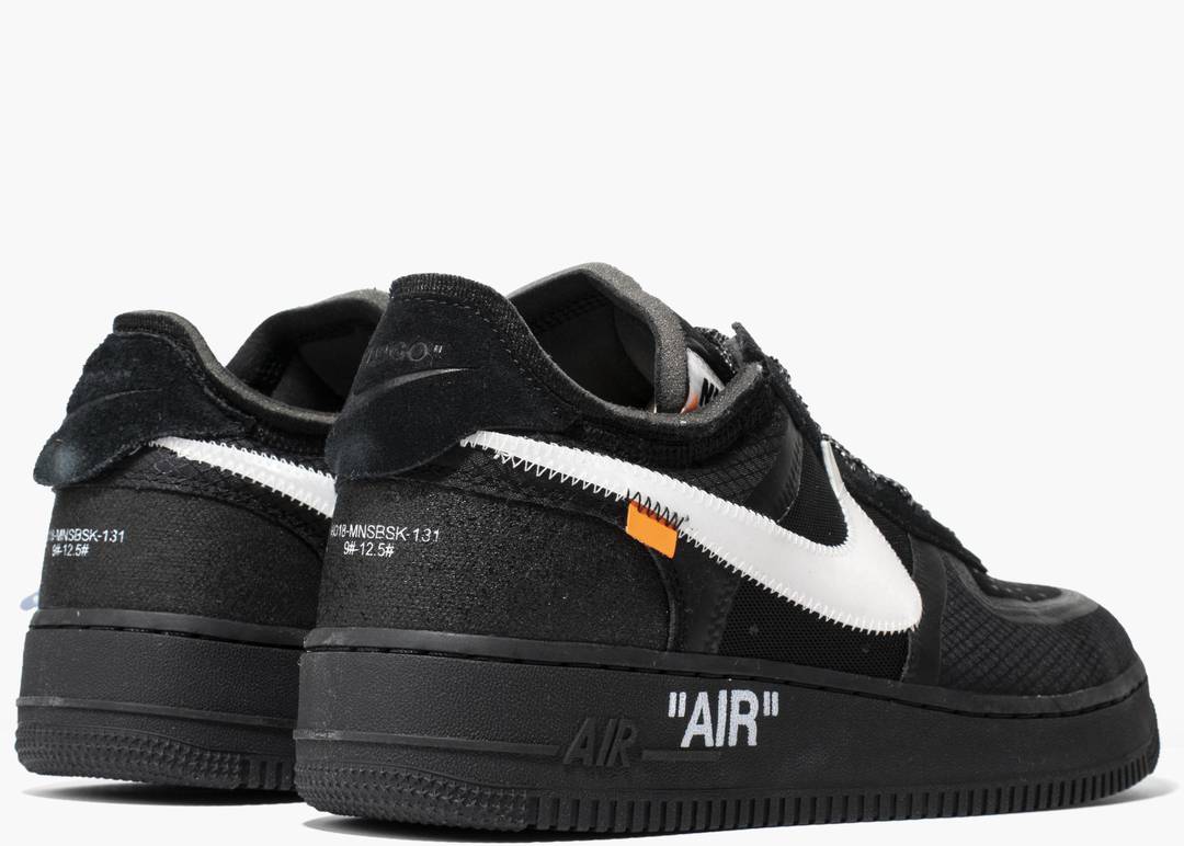 Nike x off cheap white air force black