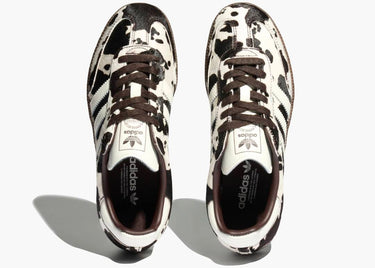 ADIDAS SAMBA OG COW PRINT DARK BROWN WHITE (W)