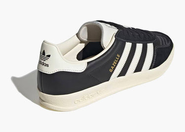 ADIDAS GAZELLE INDOOR CORE BLACK CREAM WHITE GOLD METALLIC