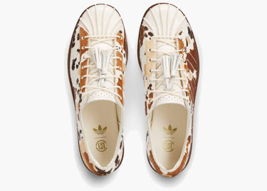 ADIDAS SUPERSTAR DRESS SHOE CLOT BY EDISON CHEN COW PRINT