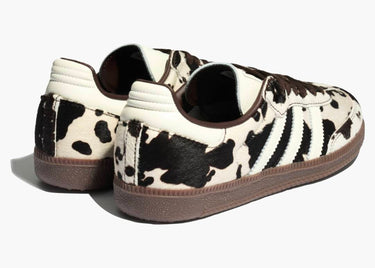 ADIDAS SAMBA OG COW PRINT DARK BROWN WHITE (W)