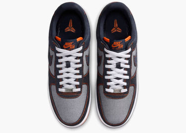 NIKE AIR FORCE 1 LOW PROTRO KOBE BRYANT DENIM OBSIDIAN SAFETY ORANGE