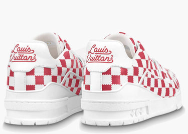 LOUIS VUITTON TRAINER RED WHITE DAMIER