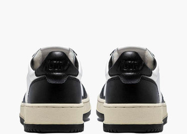 AUTRY MEDALIST LEATHER LOW WHITE BLACK (W)
