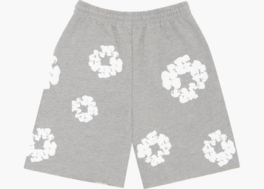 DENIM TEARS THE COTTON WREATH SHORTS GREY