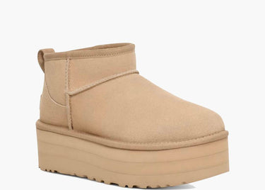 UGG CLASSIC ULTRA MINI PLATFORM BOOT MUSTARD SEED (W)