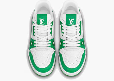 LOUIS VUITTON TRAINER #54 SIGNATURE GREEN WHITE