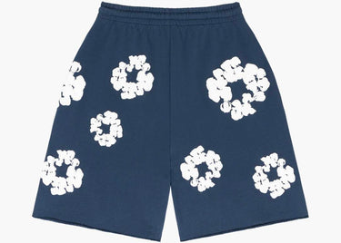 DENIM TEARS THE COTTON WREATH SHORTS NAVY