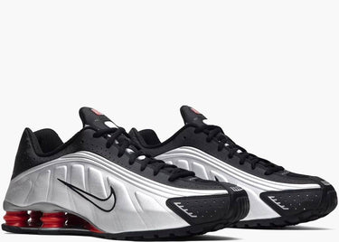 NIKE SHOX R4 BLACK METALLIC SILVER