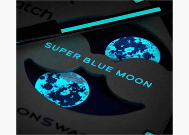 SWATCH X OMEGA BIOCERAMIC MOONSWATCH MISSION SUPER BLU MOONPHASE