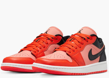 JORDAN 1 LOW ORANGE BLACK (W)