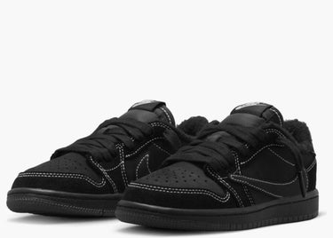JORDAN 1 LOW OG SP TRAVIS SCOTT PHANTOM BLACK (PS)