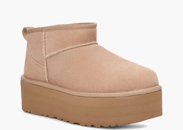 UGG CLASSIC ULTRA MINI PLATFORM BOOT SAND (W)