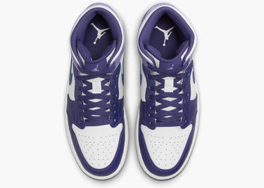 AIR JORDAN 1 MID WHITE SKY J PURPLE (GS)