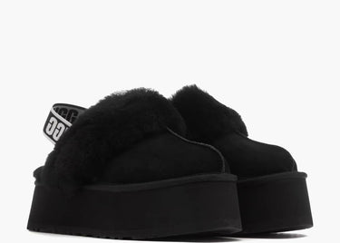 UGG FUNKETTE CHUNKY SEQUIN SLIPPER BLACK (W)