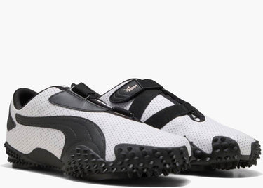 PUMA MOSTRO PERFORATED LEATHER WHITE BLACK