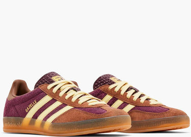 ADIDAS GAZELLE INDOOR MAROON ALMOST YELLOW