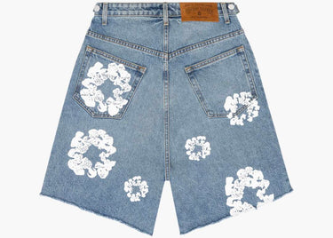 DENIM TEARS x LEVI'S COTTON WREATH JEAN SHORT LIGHT WASH
