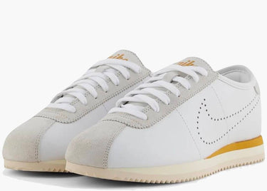 NIKE CORTEZ WHITE BRONZE PERFORATED SWOOSH (W)