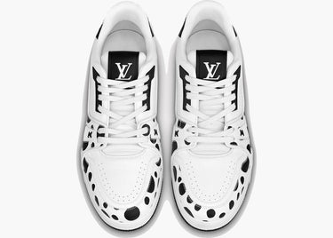 LOUIS VUITTON LV TRAINER YAYOI KUSAMA BLACK WHITE