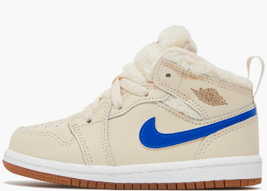 JORDAN 1 MID UTILITY FLEECE PEARL WHITE (TD)