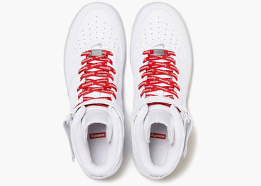 NIKE AIR FORCE 1 MID SUPREME WHITE