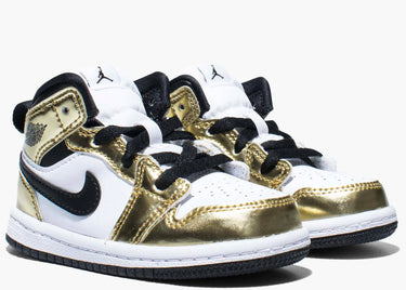 JORDAN 1 MID METALLIC GOLD BLACK (TD)