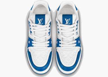 LOUIS VUITTON TRAINER #54 SIGNATURE BLUE WHITE