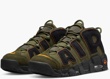 NIKE AIR MORE UPTEMPO 96 CARGO KHAKI ALPHA ORANGE