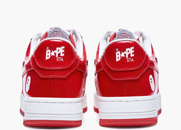 BAPESTA PATENT LEATHER WHITE RED (2023)