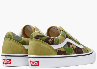 VANS OLD SKOOL 36 DX BAPE GREEN ABC CAMO