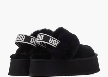UGG FUNKETTE CHUNKY SEQUIN SLIPPER BLACK (W)