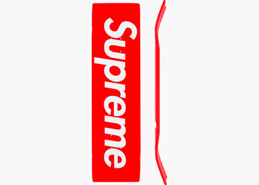 SUPREME UNCUT BOX LOGO SKATEBOARD DECK RED
