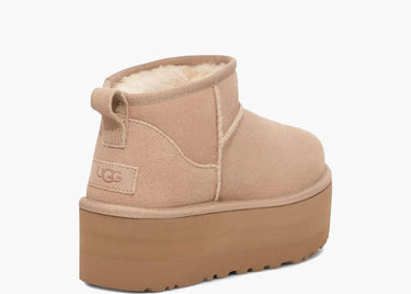 UGG CLASSIC ULTRA MINI PLATFORM BOOT SAND (W)